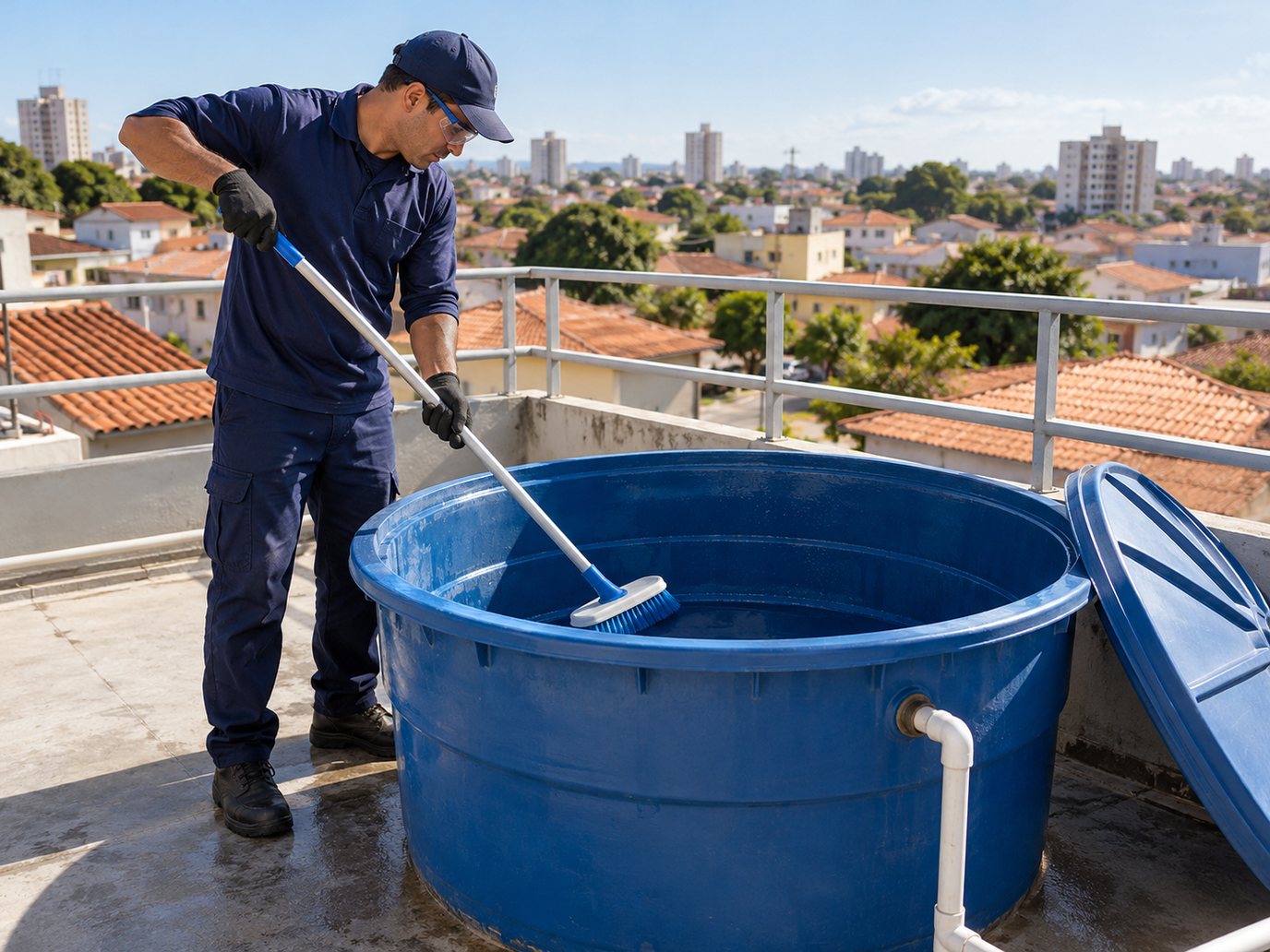 Limpeza de Caixa d'Água em Juiz de Fora‑MG