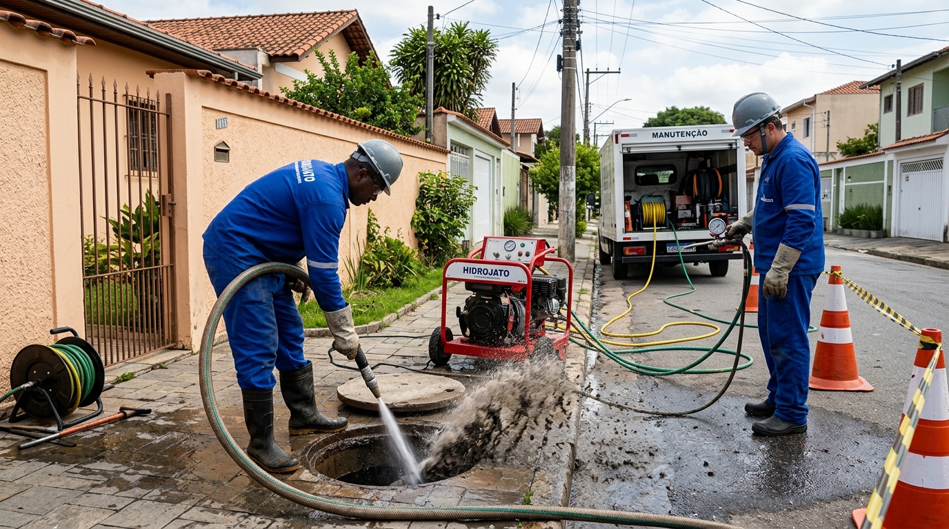 Hidrojateamento de Alta Pressão em Juiz de Fora‑MG