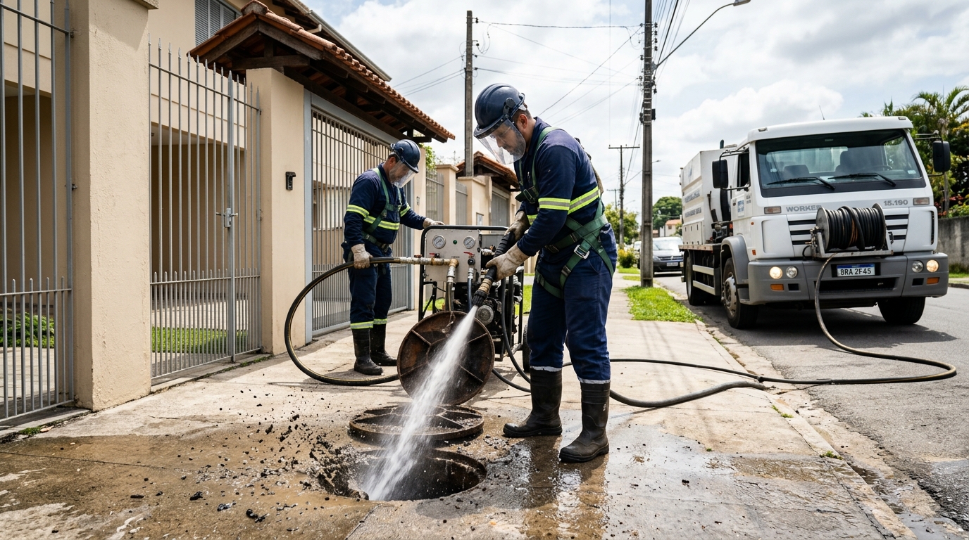 Limpeza de Tubulação com Hidrojato no Centro, Juiz de Fora‑MG
